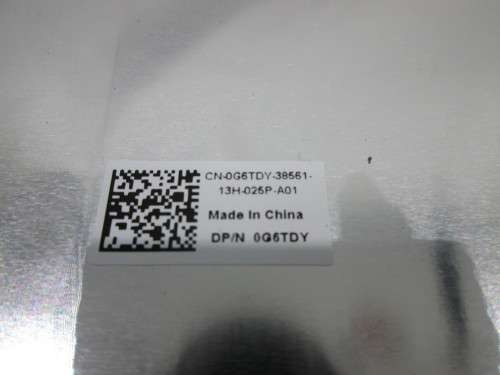 Dell Latitude E5510 LCD Screen Back Cover CN: 0G6TDY